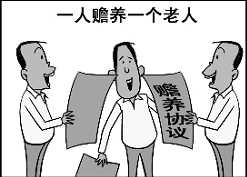 赡养义务"分包 法院判决无效